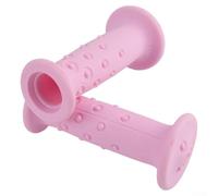 Vidonergy Children For Bike Handlebar Grips, Soft Rubber Handle Covers for 19mm Diameter Handlebars, Anti-Slip Comfortable Grip for Kids, Pack of 1 Pair(Pink)