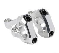 Vidonergy Direct Mount Stem for DH Mountain For Bike with Dual Crown Forks, 35mm Handlebar Clamp, For CNC Machined Aluminum Alloy(Black-Silver)