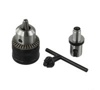 Vidonergy Drill Chuck Connection Accessory with 3/4 Inch Shank Adapter for B16 Taper Thread 1/2-20UNF, Magnetic Tool for Weldon and General Shank Compatibility, 3-Piece Set(2)