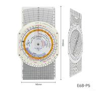 Vidonergy E6B Flight Computer Aviation Plotter with Vector Scale, Circular Slide Rule for Pilot Training and Flight Planning, Compatible with FAA Requirements(E6B-P5)