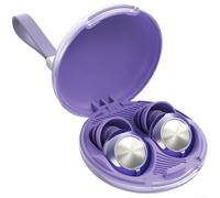 Vidonergy EarPlugs For Sleep - Triple Mode Adjustable Flexible Silicone Ultra-Soft Reusable 45DB Noise-Reducing Earplugs - For Sleep/Focus/Travel(Purple)