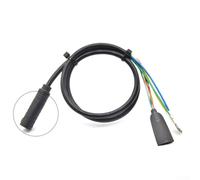 Vidonergy Electric For Bike 9 Pin Motor Cable, 50cm Male to 70cm Female Waterproof Wire for 400W-500W Brushless Hub Motor, Compatible with E-For Bike and Scooter(female)