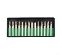 Vidonergy Emery Coated Drill Bits Set for Rotary Tools, 30-Piece with 3 mm Shank & 1 mm Tip, for Ideal for Jewelry, Beach Glass, Stones, Shells, DIY Crafting(2.35 Handle Set)