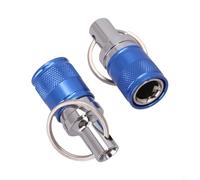 Vidonergy for SDS Shank Screwdriver Bits Holder Extension Bar for Quick Bit Storage and Adapter Use - Metal Drill Bit Organizer with Keychain, 2-Pack(A)