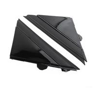 Vidonergy Gloss Black Mirror Flag Cover Moldings for (2012-2019) - Direct Replacement Left and Right Side Door Mirror Triangle Plate Covers - 2-Piece Set