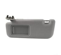 Vidonergy Left Driver Sun Visor with Mirror for 2007-2013, ABS and Cloth Material, Gray Color, Replacement Interior Car Part (OEM: 74320-02711-E0)