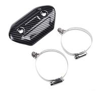 Vidonergy Motorcycle Exhaust Heat Shield Cover in Real Carbon Fiber for High Performance, Made of Stainless Steel, Compatible with Various Motorcycle Models
