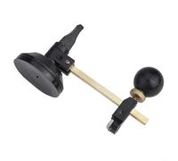 Vidonergy Multi-Function Circular Glass Cutter with Adjustable Suction Cup for Precise Circle Cutting, Construction Tool with Clear Scale, 35-150mm Cutting Radius, Black + Yellow(200mm)