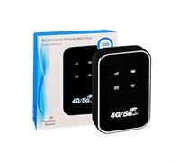 Vidonergy Portable 4G WiFi Router, Compact ABS Wireless Hotspot for Fast Internet Access at Home, Office or On-the-Go, Multi-Device Support(black)