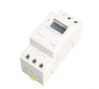 Vidonergy Programmable DIN Rail Timer Switch with LCD Display, 16A 110V AC, for Daily and Weekly Scheduling of Electrical Equipment, Compatible with THC15A