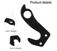 Vidonergy Rear Derailleur Hanger for Road Bikes, Aluminum Alloy with 2 Screws, Compatible with A/B/C Types for Rimless, Low Rim, and High Rim Models(A)