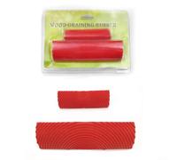 Vidonergy Rubber Roller Brush for Wood Graining Tools - 2 Pack Imitation Wall Painting Texture Tool with Elastic Rubber for DIY Home Decoration, Compatible with Furniture, Doors, Beams(130mm)