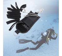 Vidonergy Scuba Diving Jon Line Set with Deco For Garvin Hook and Swivel Hook D-For Ring, 200cm Safety Rope for Diving and Deco Stops, Made with SS316 Hardware and Nylon Webbing