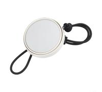 Vidonergy Scuba Diving Wrist Mirror with Adjustable Elastic Strap for Underwater Safety, Plastic + Glass Construction, 5.7 x 5.7 x 1.4 cm, Lightweight 22g for Divers,(White)