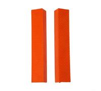 Vidonergy Soft Pad Jaw Protectors for Bench Vises (4/5/6 Inch) - Rubber Vise Jaw Pads with Embedded Magnets, Compatible with Metal Vises, Mill Clamps & Drill(Orange B)