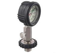 Vidonergy Stainless Steel Scuba Diving Cylinder Pressure Gauge with For G5/8 Thread, 0-200 BAR Range, for DIN Port Diving Cylinders and Fire Cylinders