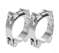 Vidonergy Stainless Steel T-Bolt Hose Clamp, High Pressure Double-Head Strong Grip for Turbo and Engine Cooling Hoses, BSI Compliant Automotive Repair Tool(30-40mm sku)