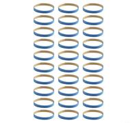 Vidonergy Table Tennis Racket For Edge Tape 30 Pcs, Self- Side Band for Paddle Protection, 10mm Width Sponge Tape Compatible with For Ping Pong Rackets, Red/Blue/Black(blue)