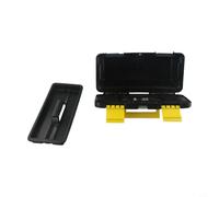 Vidonergy Two-Layer 10-Inch Plastic Toolbox Featuring Secure Locking Latches, Handle Metal Hinges for Versatile Storage, Multi-Functional Accessories(Has inner layer)