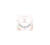 VIDONIO 50th Birthday Gifts for Women,925 Sterling Silver Heart Necklace with Blessing Card,Cubic Zirconia Necklace for Women,Gifts for Her Grandma Mom Daughter,Mother's Day Birthday Present Jewellery