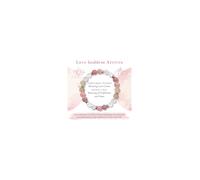 vidonio Natural Rose Quartz Crystal Bracelet for Women with Meaning Card, 8mm Stretch Healing Beaded Bracelets for Women, Anxiety Bracelet With Energy Protection, Good Luck Jewellery Gift for Her