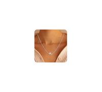 vidonio Rose Gold Pendant Necklaces for Women,Dainty Double Love Heart Sterling Silver Necklace with Adjustable Chain, Jewellery Gifts for Mum Daughter,Birthday Mother's Day Christmas Gifts for Her