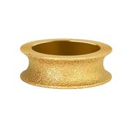 VIDOO 1pc Dry Vacuum Brazed Diamond Round Polishing Wheel 20mm Bore Dia Ceramic Edging Wheel for Tile Quartz Marble Granite Stone 20mm