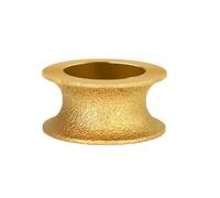 VIDOO 1pc Dry Vacuum Brazed Diamond Round Polishing Wheel 20mm Bore Dia Ceramic Edging Wheel for Tile Quartz Marble Granite Stone 30mm