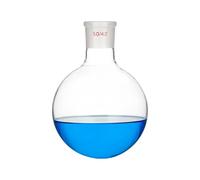 VIDOO 3.3 Borosilicate Glass Boiling Flask Round Bottom Single Neck Standard Taper Joint Distillation Flask Spherical Reaction Vessel, 50/42 1000ml