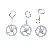 VIDOO 3Pcs Landing Gear Set Spare Parts C17 C-17 Transport 373Mm Rc Airplane