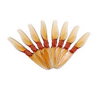 VIDOO 4 Pairs Hurricane 3018 3x1.8 3 Inch 2-Blade Propeller 2mm Hole T Mount for RC Drone FPV Racing-Transparent White