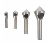 VIDOO 4pcs Set Titanium Countersink Deburring Drill Taper Hole Cutter Steel/Aluminum Countersunk Head Chamfering Tools 2-5-10-15-20