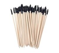 VIDOO Dual-Purpose Sanding Sticks Precision Frosted Tips Flat Head for Crafts Model Making Shaping Smoothing Finishing-50PCS