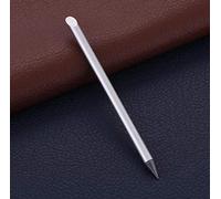VIDOO Full Metal No Ink Fountain Pen Luxury Eternal Pen Gift Box Inkless Pen Beta Pens Writing Stationery Office School Supplies - Silver