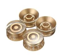 VIDOO Gold Speed Control Knobs Set Volume Tone For Gibson Les Paul Electric Guitar