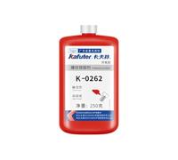 VIDOO Kafuter K-0262 Machine Tool Bolt Lock Red, Anaerobic Casing Retainer Fluid for Bearing Assemblies, Fissure Sealer Paste for Carbon Steel Structural Studs Bulk Pack, 250g