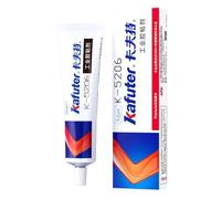 VIDOO Kafuter K-5206 UL94 V-0 Flame Retardant Paste, 100g White Fast-Skinning RTV for Server Power Supply Repair, Critical Component Stabilization & Electronic Fire-Barrier Protection