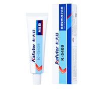 VIDOO Kafuter K-5409 Post Solder Component Anchoring Matrix, V0 Rated Non Shrinking White Silane for Circuit Transformers, Vibration Proof Capacitor Fixative
