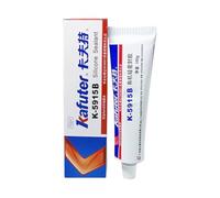 VIDOO Kafuter K-5915B Fireproof Electronic Adhesive, Black Self-Extinguishing Silicone Compound for EV Controller Housing Encapsulation - 100g