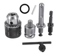 VIDOO Multi Function Drill Chuck Adapter Set 7pcs 1/16 to 1/2 Inch SDS Plus Hex Shank Quick Change Converter for Impact Driver Hammer