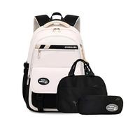 VIDOSCLA Kids Girls Backpack for School 3Pcs Students Bookbag Set Teen Boys Backpack with Lunch Box