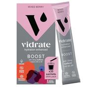Vidrate Electrolytes Powder, Boost Mixed Berry, 30 Sachets | Hydration Sachets, Zero Sugar, Vitamins & Minerals, No Artificial Sweeteners or Preservatives, Low-Calorie, Gluten Free