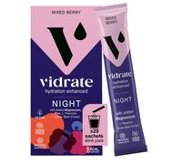 Vidrate Electrolytes Powder - Hydration Sachets Packed with Vitamins - Zero Sugar Rehydration Sachet with No Artificial Sweeteners - Night Time Mixed