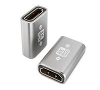 Vidsmow 8K HDMI Coupler Adapter 2 Pack, HDMI 2.1 Female to Female Extender with Gold Plated Connectors, Support 8K@60Hz, 4K@120Hz, HDR, ARC, 3D, Dolby Audio for TV, Monitor, Projector, Laptop
