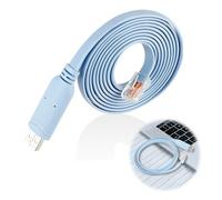 Vidsmow Usb to Rj45 Console Cable, Chipset, Compatible with Cisco Routers, Ethernet Console Cable for Windows 11/10/8/7, Android, Rs232 Serial Adapter Lead,1.8m