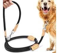 VIDSTW 2.1 m Dog Lead Large Dog Lead Nylon Dog Leash with O-Ring Dog Lead for Large Dogs with 360° Rotating Carabiner Dog Adjustable Lead Dog for Meadows Parks Mountains Cities