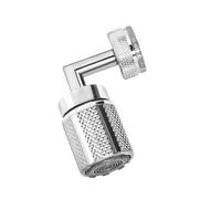 VIDSTW Aerator Tap Kitchen Brass Spout Kitchen Breeze Jet 720° Swivel Faucet Extenders Aerator 2 Modes for Sinks, Kitchen Sinks, Washbasins, Laundry Rooms (Seven-Character Arm)