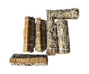 VIE 3x White Sage 4" Smudge Sticks, 3x Palo Santo White Sage 4" Smudge Sticks