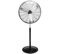 Vie Air 30 Inch Metal Oscillating Foot Fan for Heavy Duty Industrial Pedestal