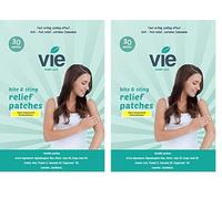 Vie Bite & Sting Relief Patches 30 Count (Pack of 2)